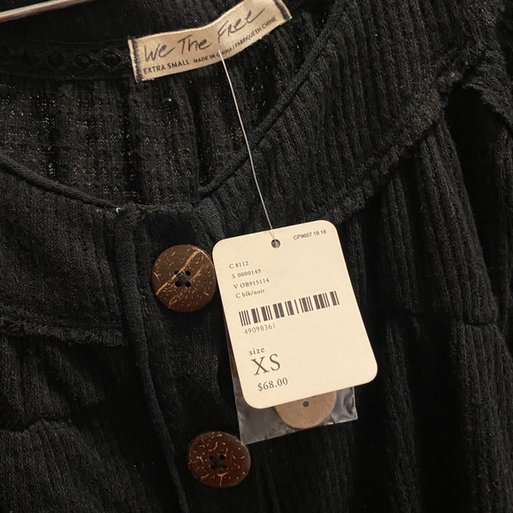 Free People - We the Free Must Have Henley Top - Picture 6 of 6